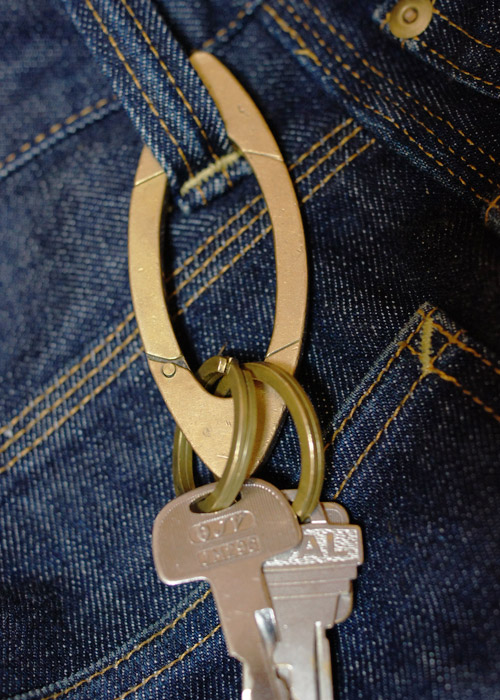 カラビナ brass carabiner key ring