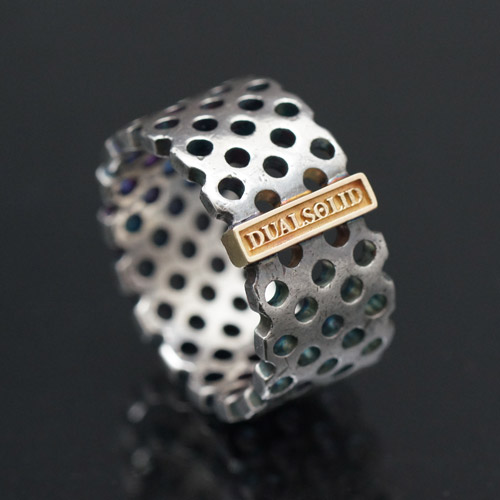 punching silver ring [DUALSOLID]